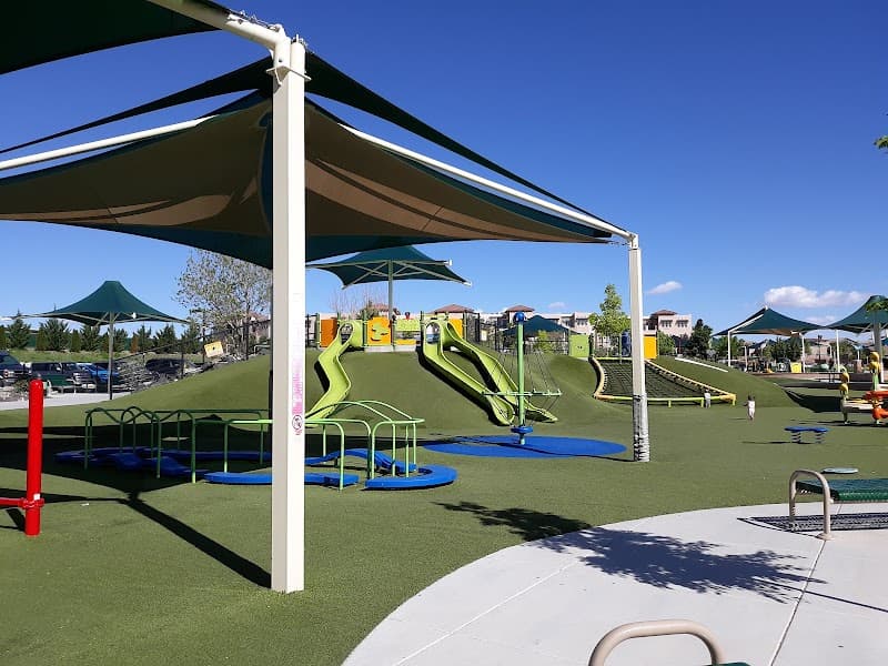 A Park Above Splash Pad splash pad