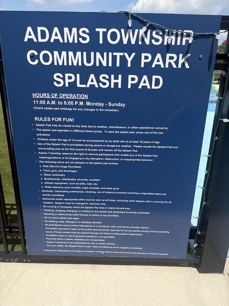 Adams Township Splash Pad in Mars, Pennsylvania