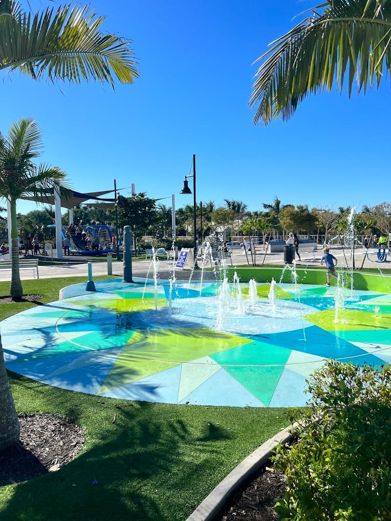 Baker Park Splash Pad in Naples, Florida