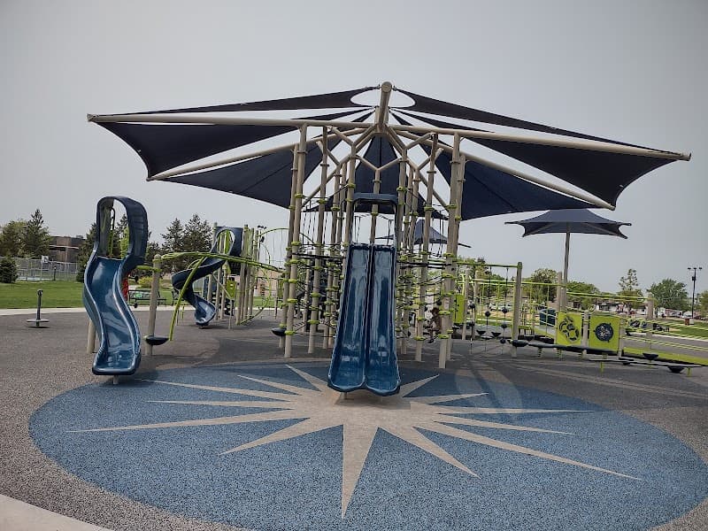Becker Park Interactive Fountain in Crystal, Minnesota