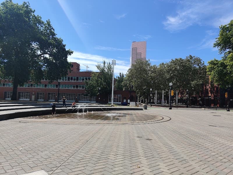 Bill Naito Legacy Fountain at Waterfront Park splash pad