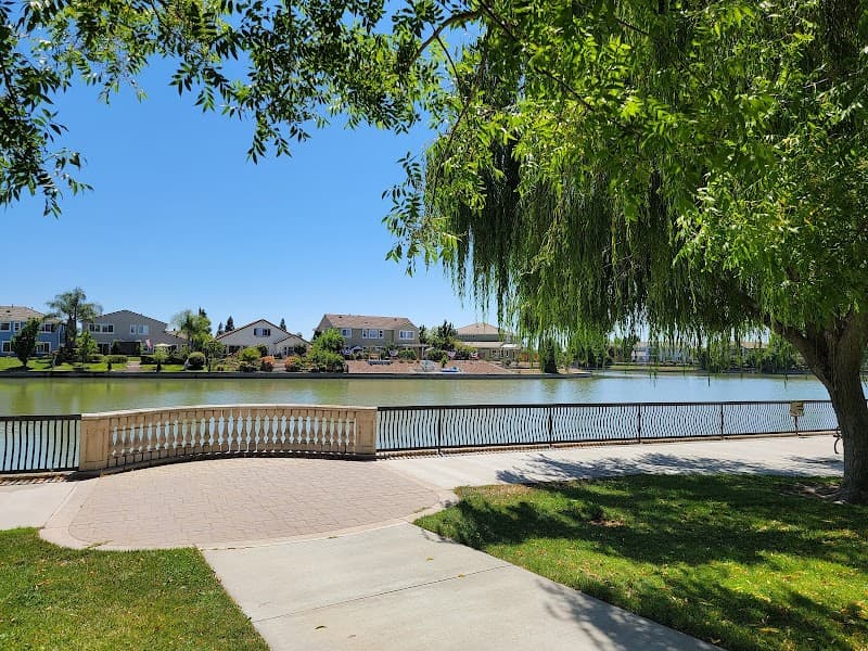Bridgeway Lakes Community Park Splash Pad in West Sacramento, California
