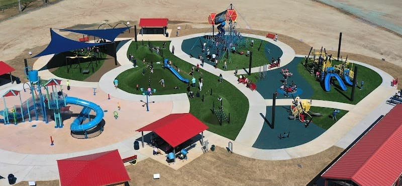 Burns Park Funland Splash Pad splash pad