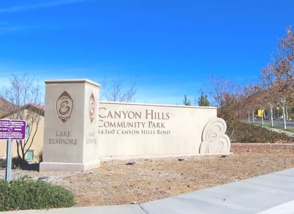Canyon Hills Community Park Splash Pad in Lake Elsinore, California
