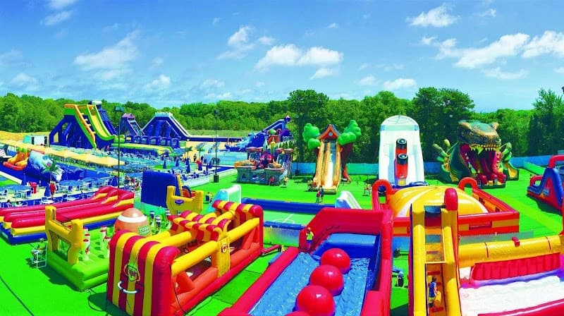Cape Cod Inflatable Park splash pad