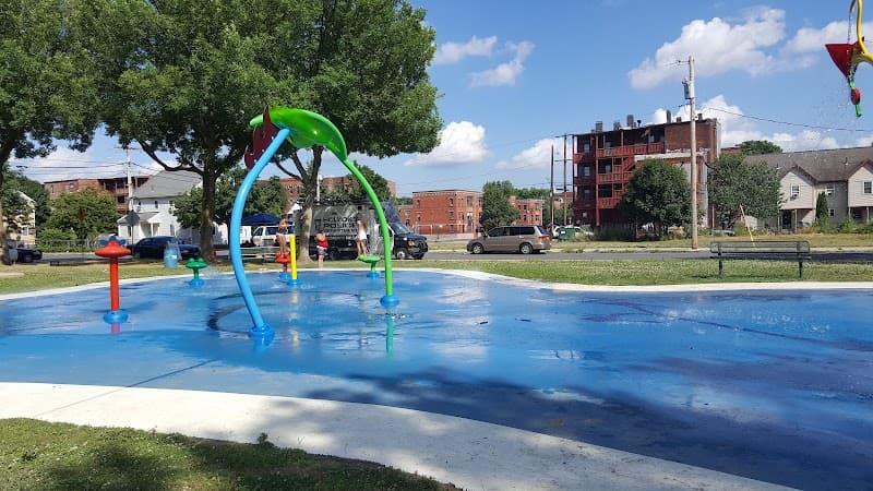 Carlos Vega Park Water Spray Pad in Holyoke, Massachusetts