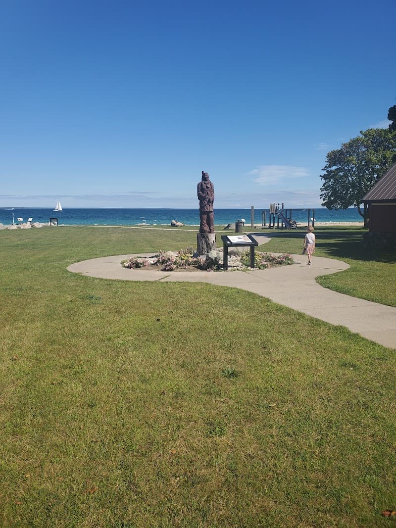 Chief Wawatam Park Splash Pad in St. Ignace, Michigan