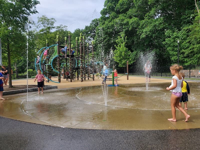 Choate Park Splash Pad in Medway, Massachusetts
