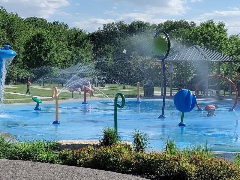 Cimarron Woods Park Splash Pad in La Vista, Nebraska