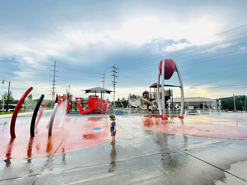 City Center Park Splash Pad in Wilder, Kentucky