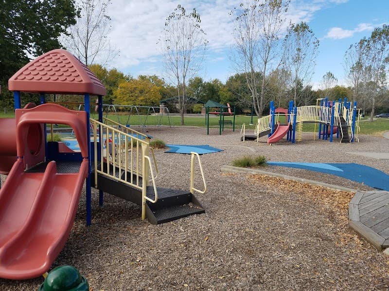 Colby Park Splashpad in Windsor Heights, Iowa