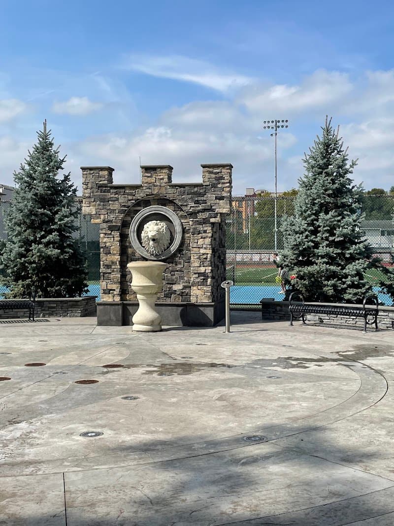 Columbus Park Splash Pad in Hoboken, New Jersey