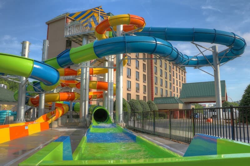 Country Cascades Waterpark Resort splash pad