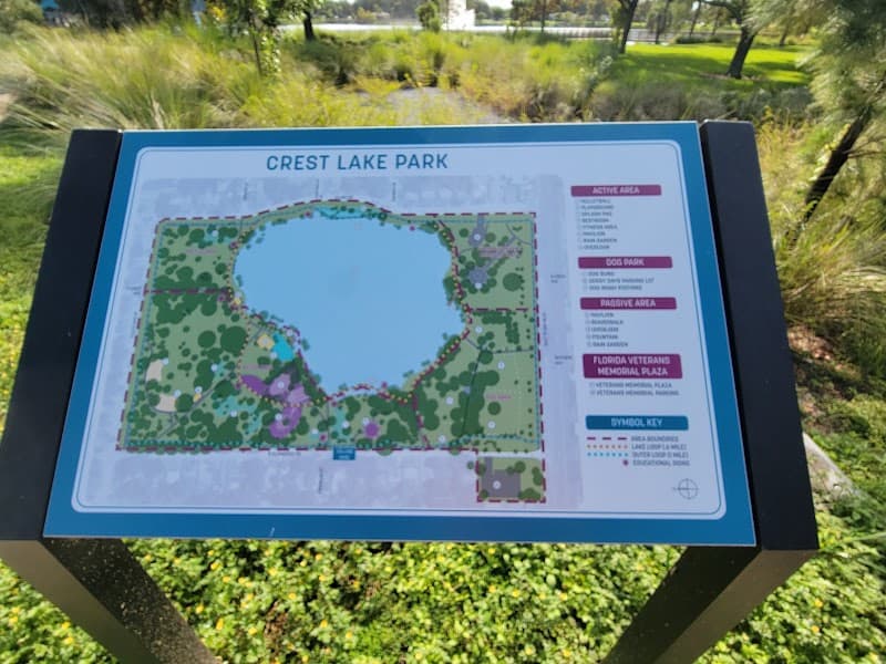 Crest Lake Park in Clearwater, Florida