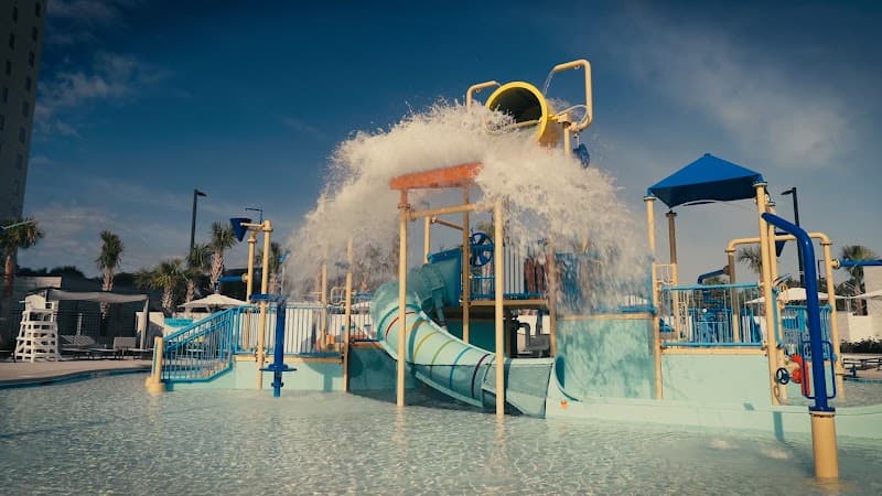 Currents Waterpark at Embassy Suites Myrtle Beach Resort splash pad