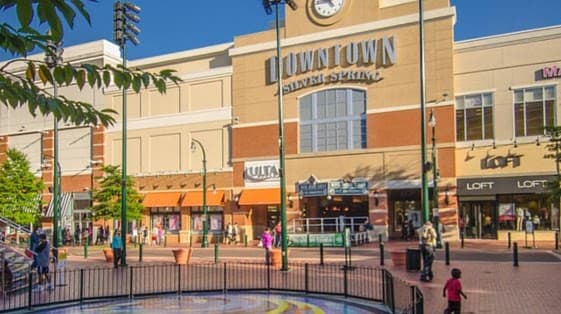 Downtown Silver Spring Fountain in Silver Spring, Maryland
