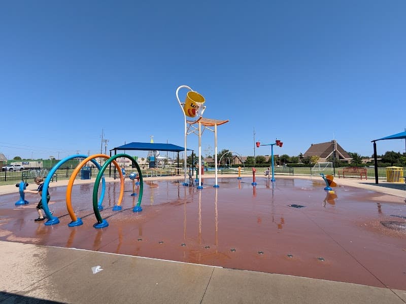 Duffner Park Splash Pad in The Village, Oklahoma