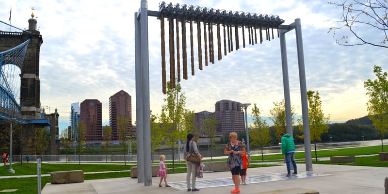 Fath Fountain in Cincinnati, Kentucky