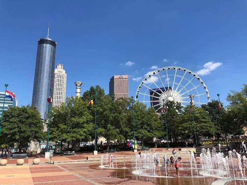 Fountain of Rings at Centennial Olympic Park splash pad