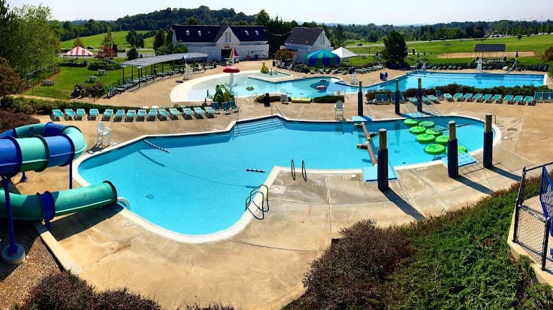 Franklin Park Pool Splash Pad in Purcellville, Virginia