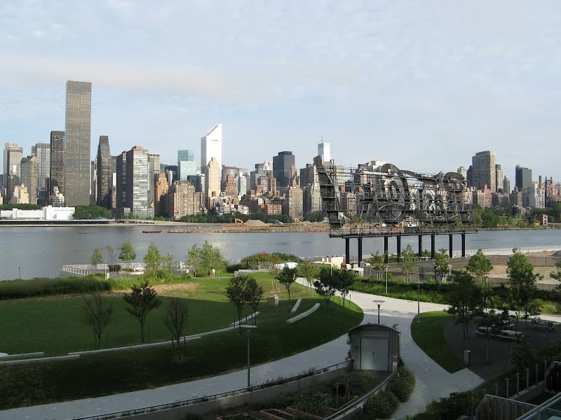 Gantry Plaza State Park Splash Pad in Long Island City, New York