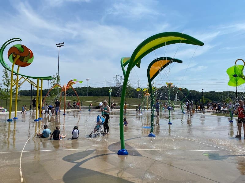 Hal & Berni Hanson Regional Park Splash Pad in Aldie, Virginia
