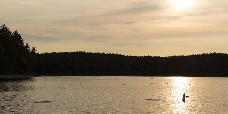 Hampton Ponds State Park in Westfield, Massachusetts