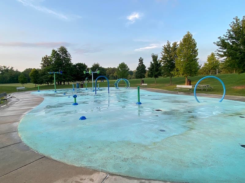 Heritage Park Splash Pad in Farmington Hills, Michigan