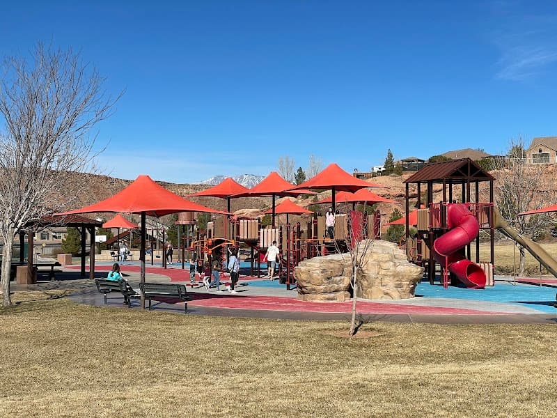 Hidden Valley Park Splash Pad in St. George, Utah