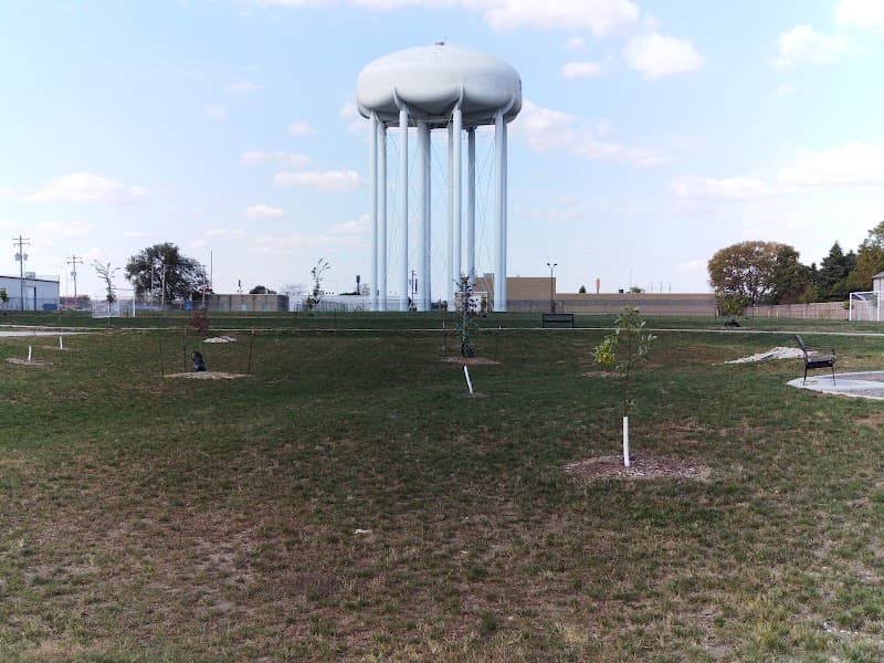 Human Kinetics Park Splash Pad in Champaign, Illinois