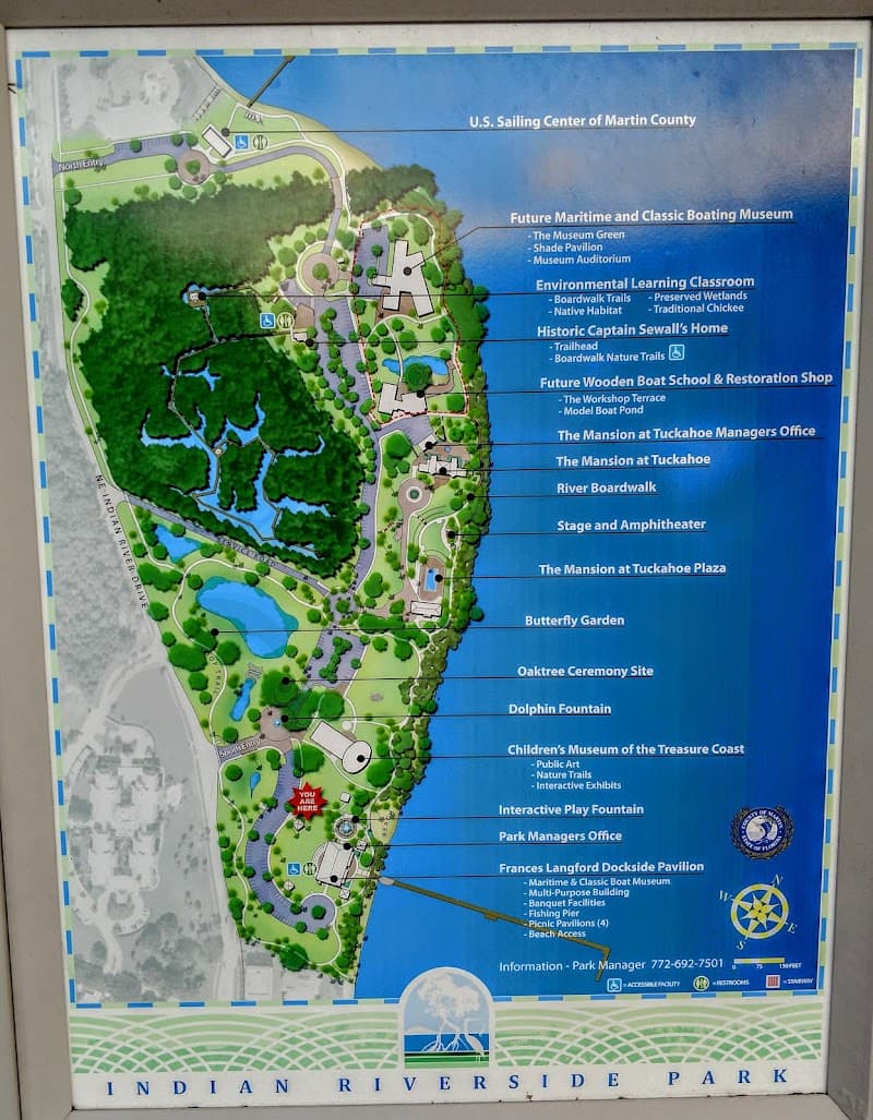 Indian RiverSide Park Interactive Fountain in Jensen Beach, Florida