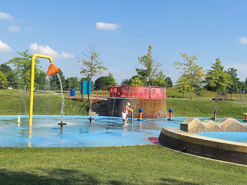 Indian Springs Metropark's Spray 'n' Play in White Lake, Michigan
