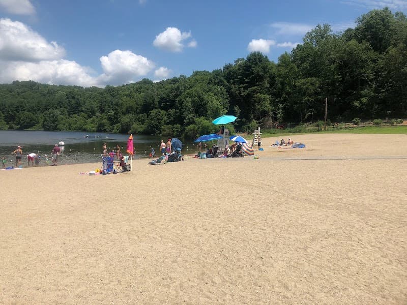 Lake Mohegan Splash Pad in Fairfield, Connecticut