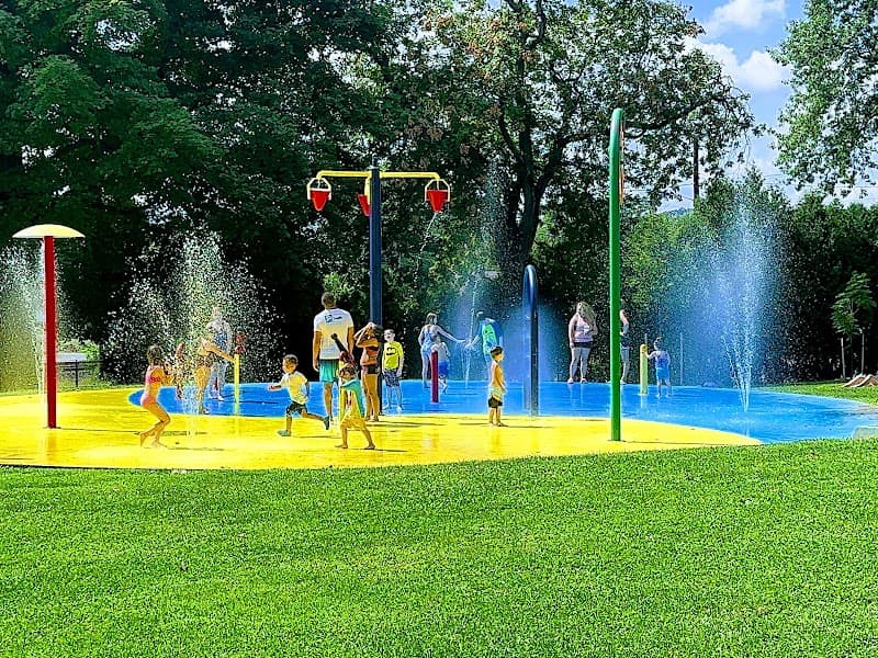 Leetsdale Splash Pad at Henle Park in Leetsdale, Pennsylvania