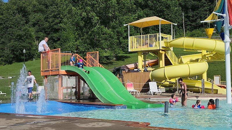 Lewis County Park Splash Pad in Weston, West Virginia