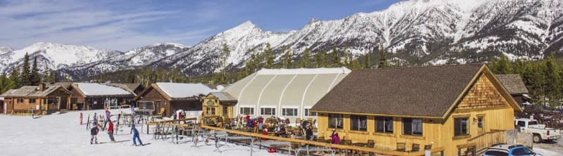 Madison Base Big Sky Resort Splash Pad in Gallatin Gateway, Montana