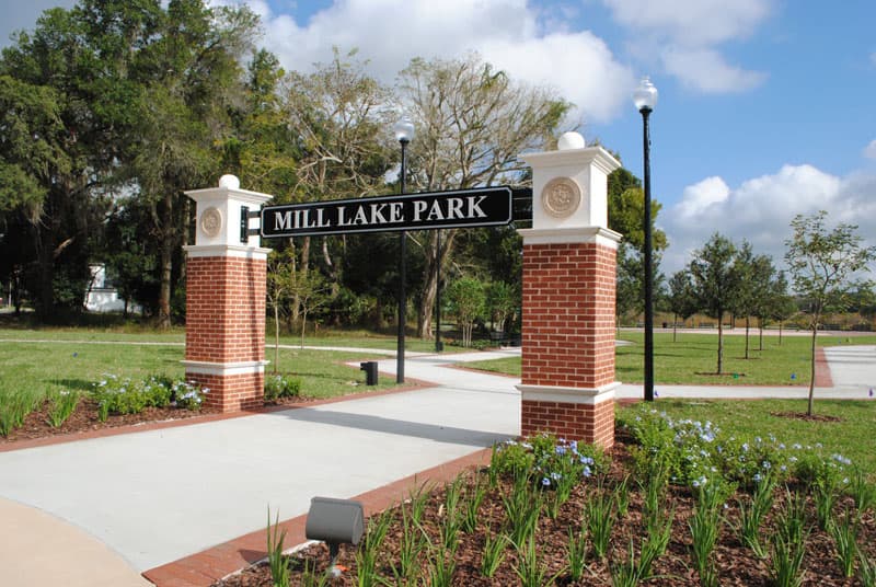 Mill Lake Park Splash Park in Orange City, Florida