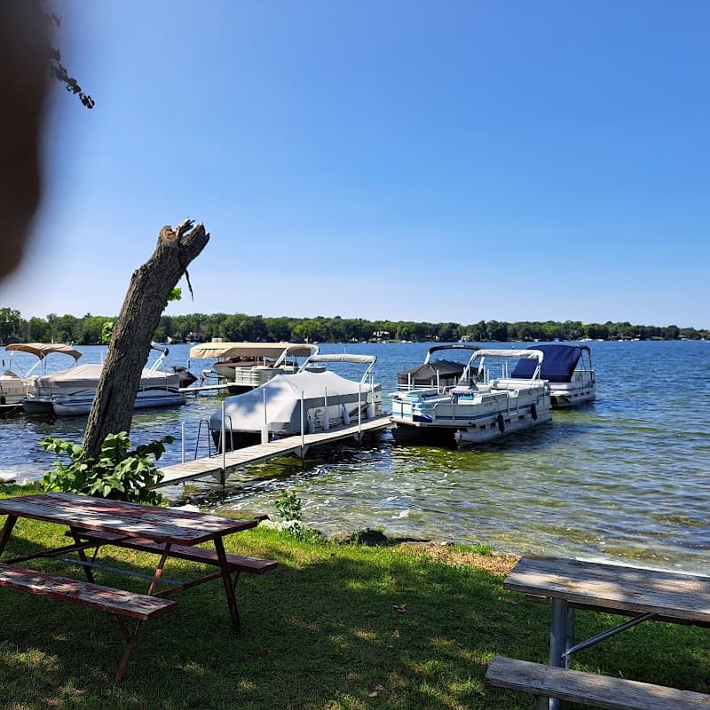 Miller Beach in Golden Lake, Wisconsin