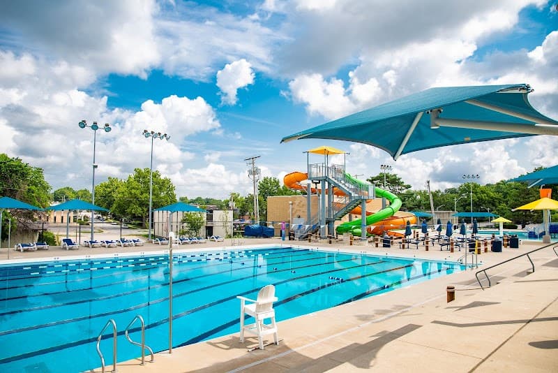 Mission Family Aquatic Center Splash Pad in Mission, Kansas