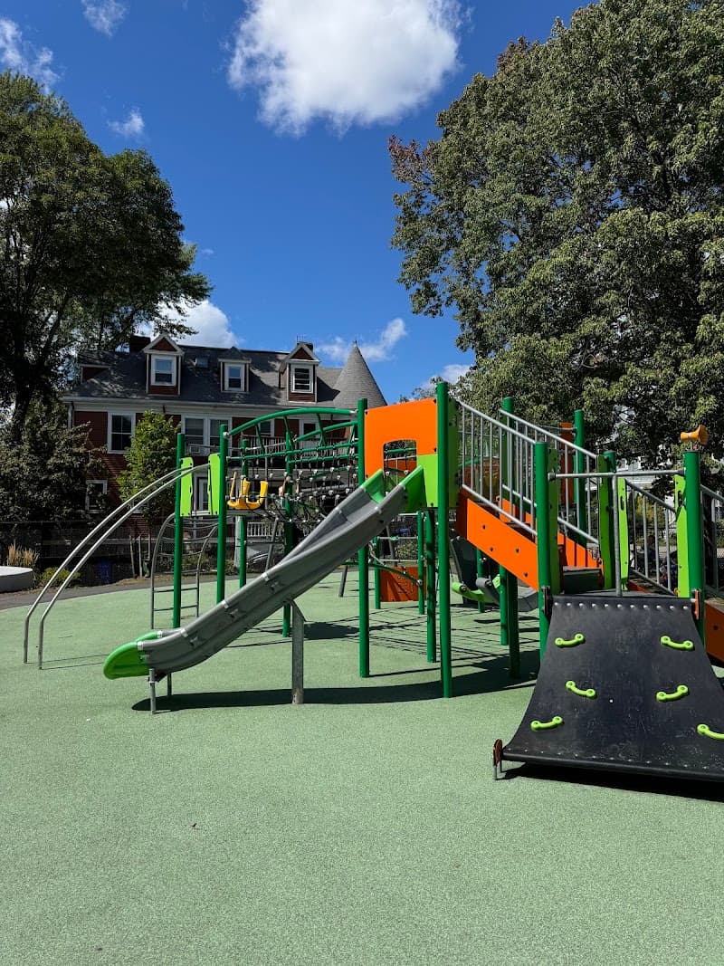 Murphy Park Splash Pad in Brookline, Massachusetts