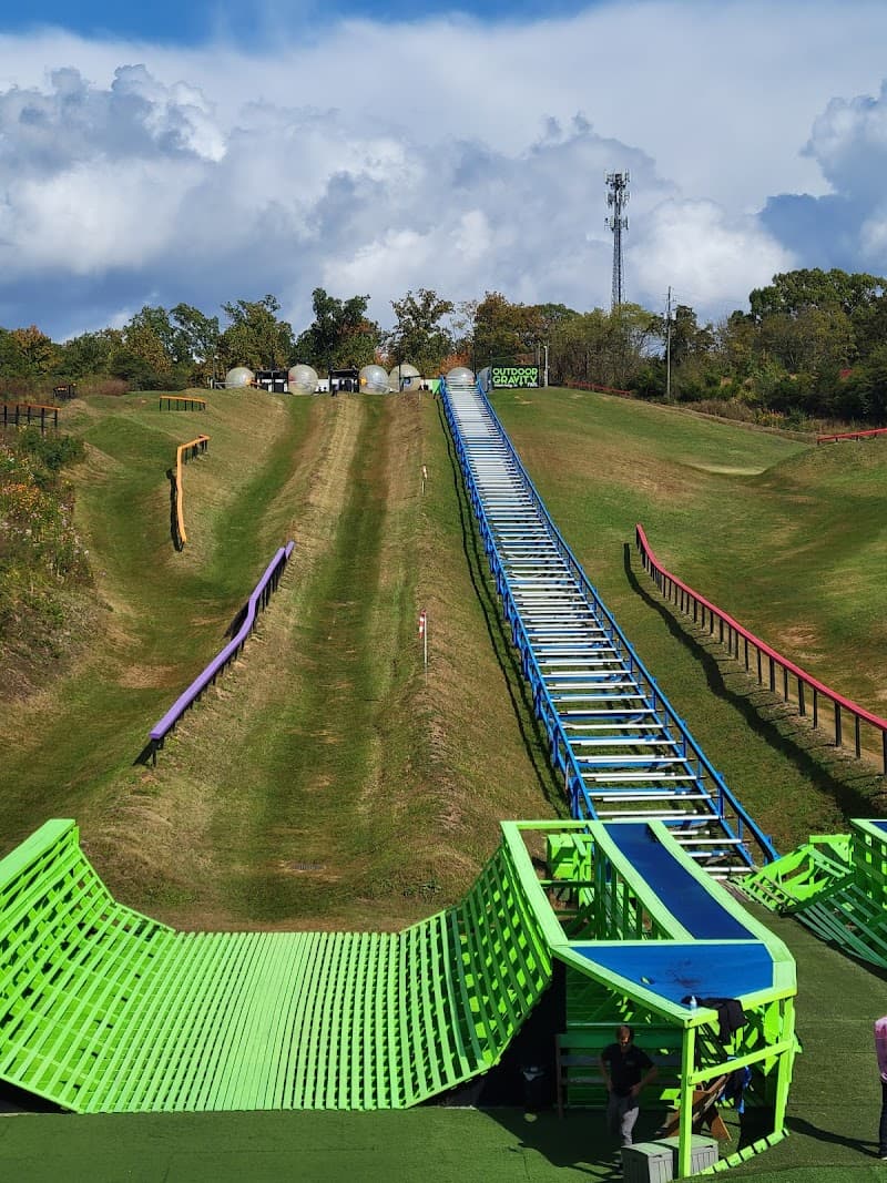 Outdoor Gravity Park splash pad