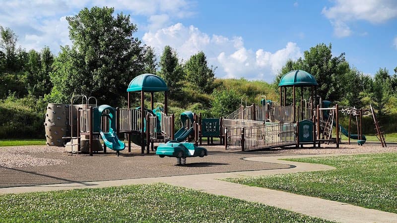 Plain Township Veterans Park Splashpad in Canton, Ohio