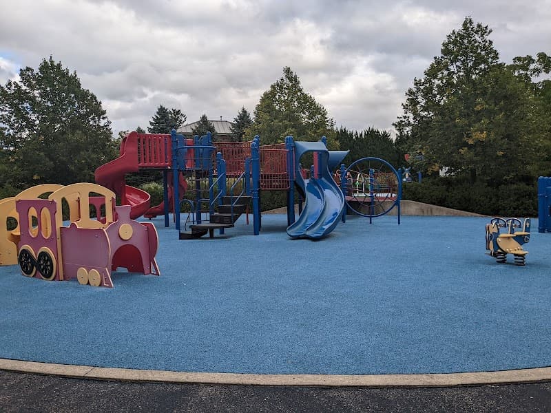 Powell Village Green Park Splash Pad in Powell, Ohio