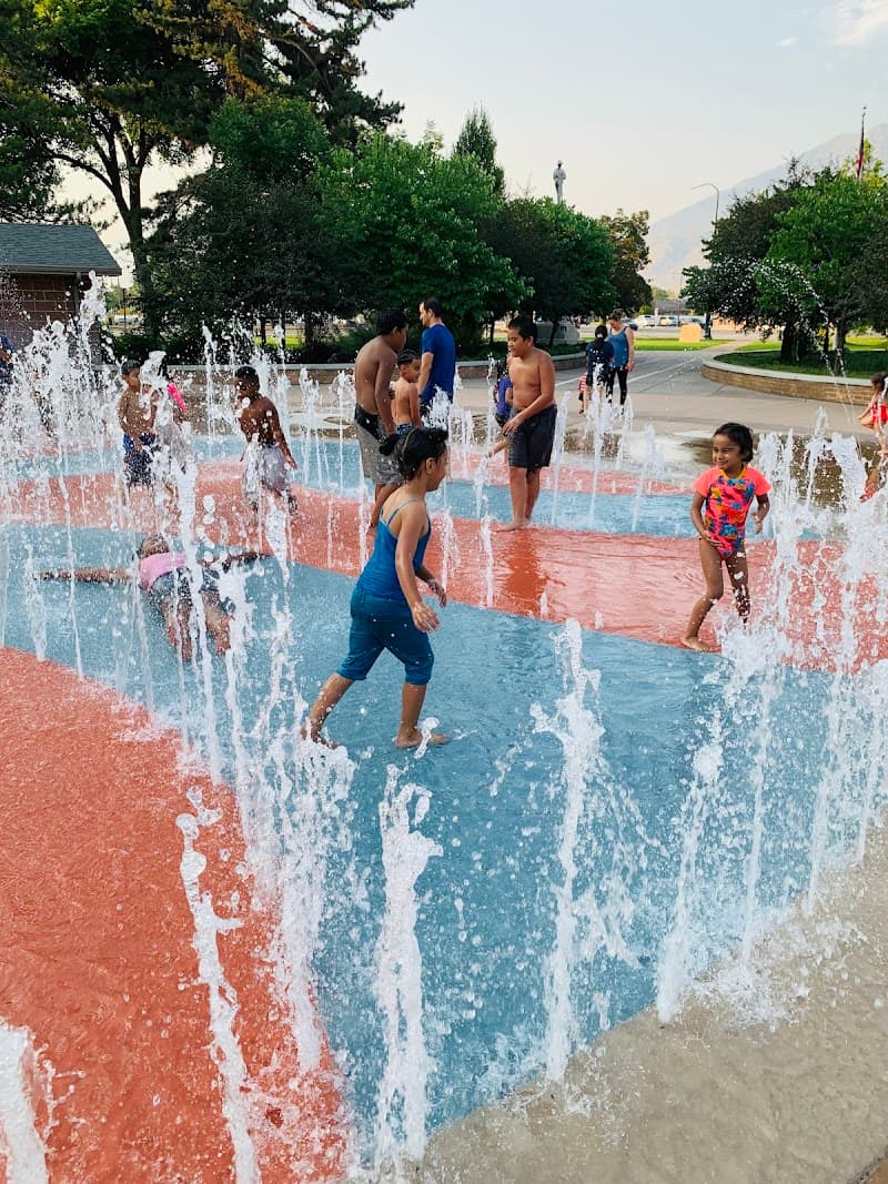 Provo Pioneer Park Splash Pad splash pad