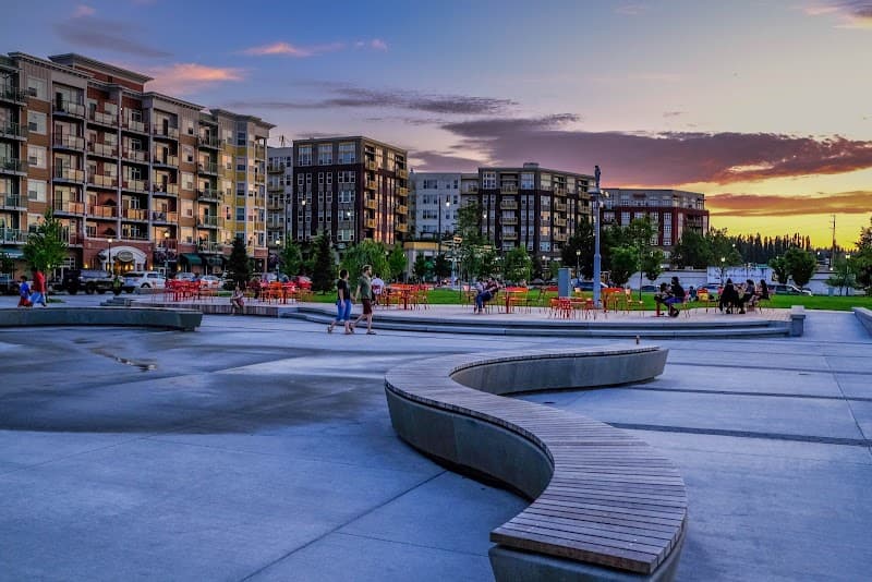Redmond Town Center / Downtown Park Splash Pad in Redmond, Washington