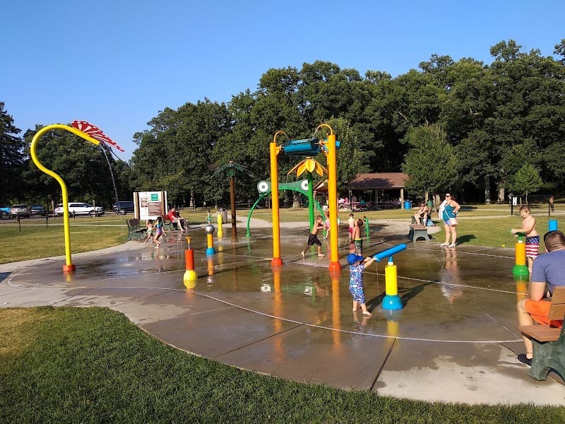 River Oaks County Park Splash Pad in Galesburg, Michigan