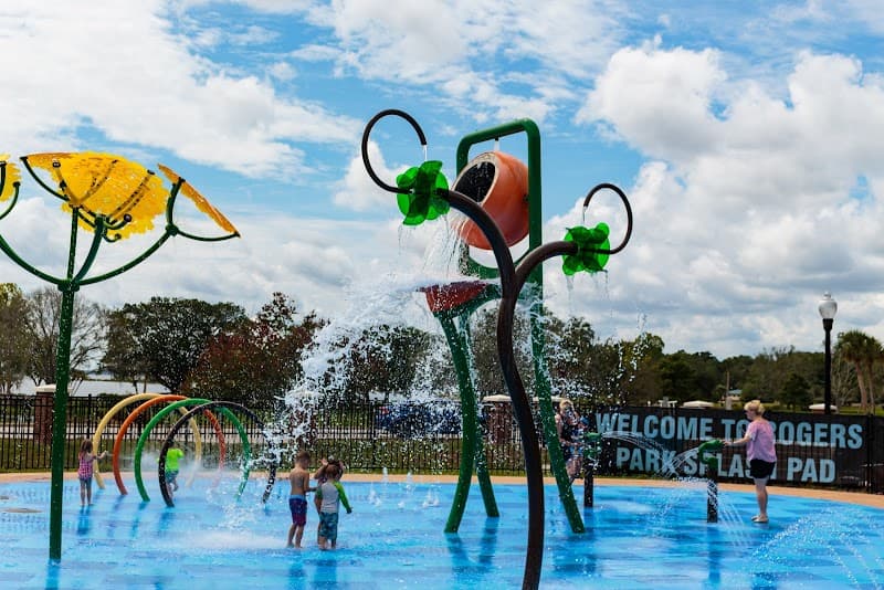 Rogers Park Splash Pad in Leesburg, Florida