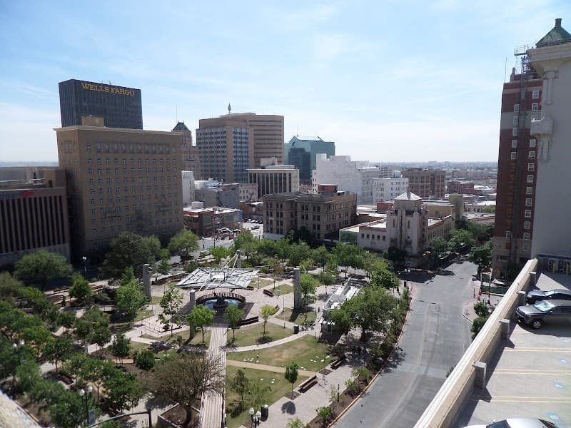 San Jacinto Plaza Splash Pad in El Paso, Texas