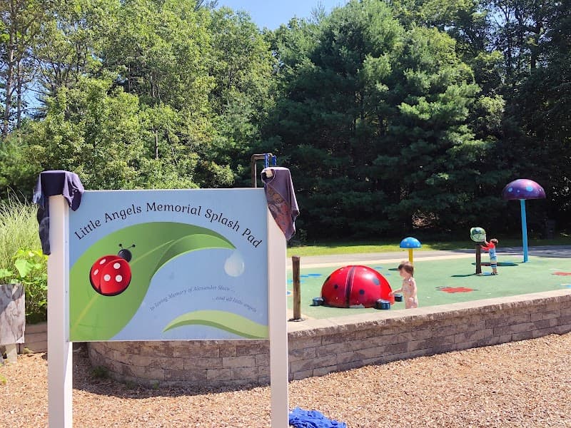 Silver Lake Beach Splash Pad in Bellingham, Rhode Island