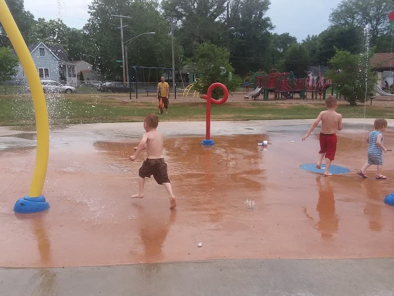 Splash Pad at Proctor Recreational Center in Peoria, Illinois